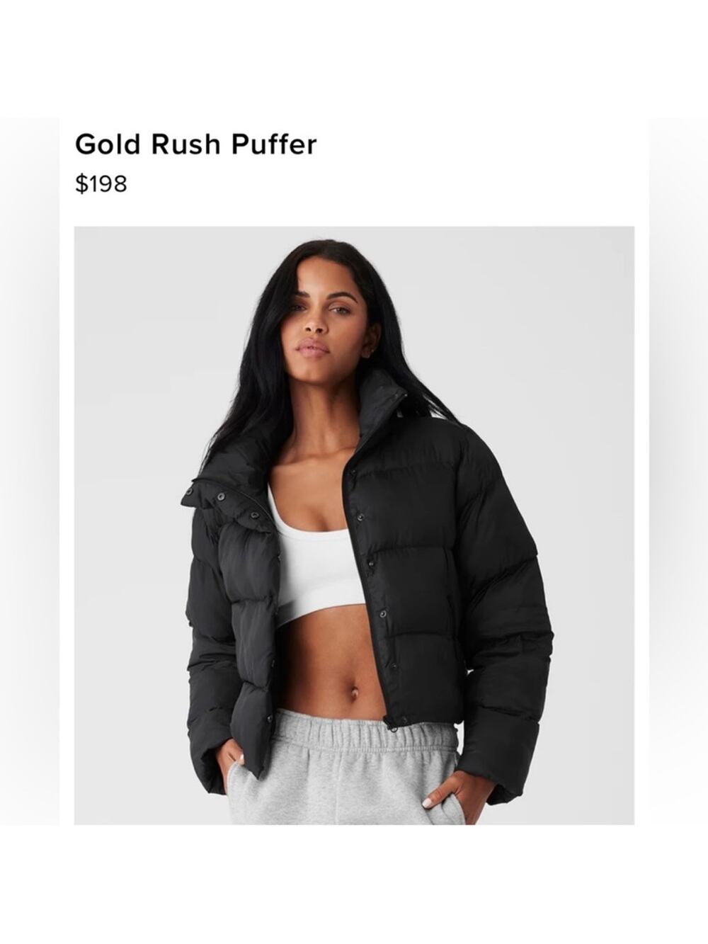 🗽Alo puffer jacket